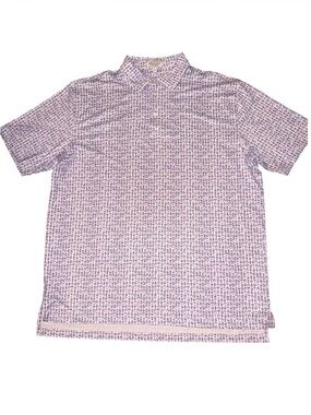 Peter Millar Lil Friday summer printed cocktails polo shirt golf performance